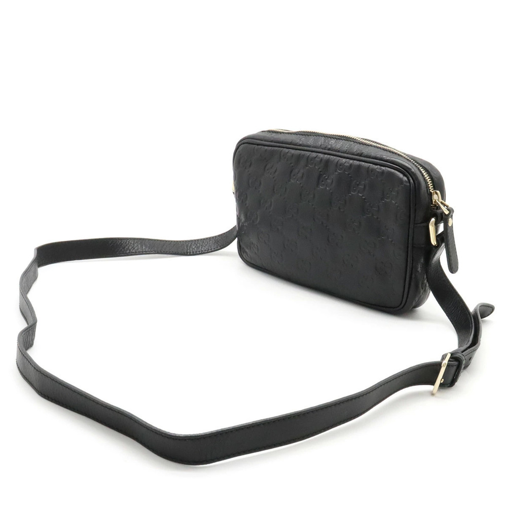 Gucci Bag Leather ssima Crossbody Black